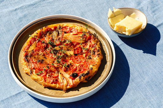 Tomato and Parmesan Tarte Tatin