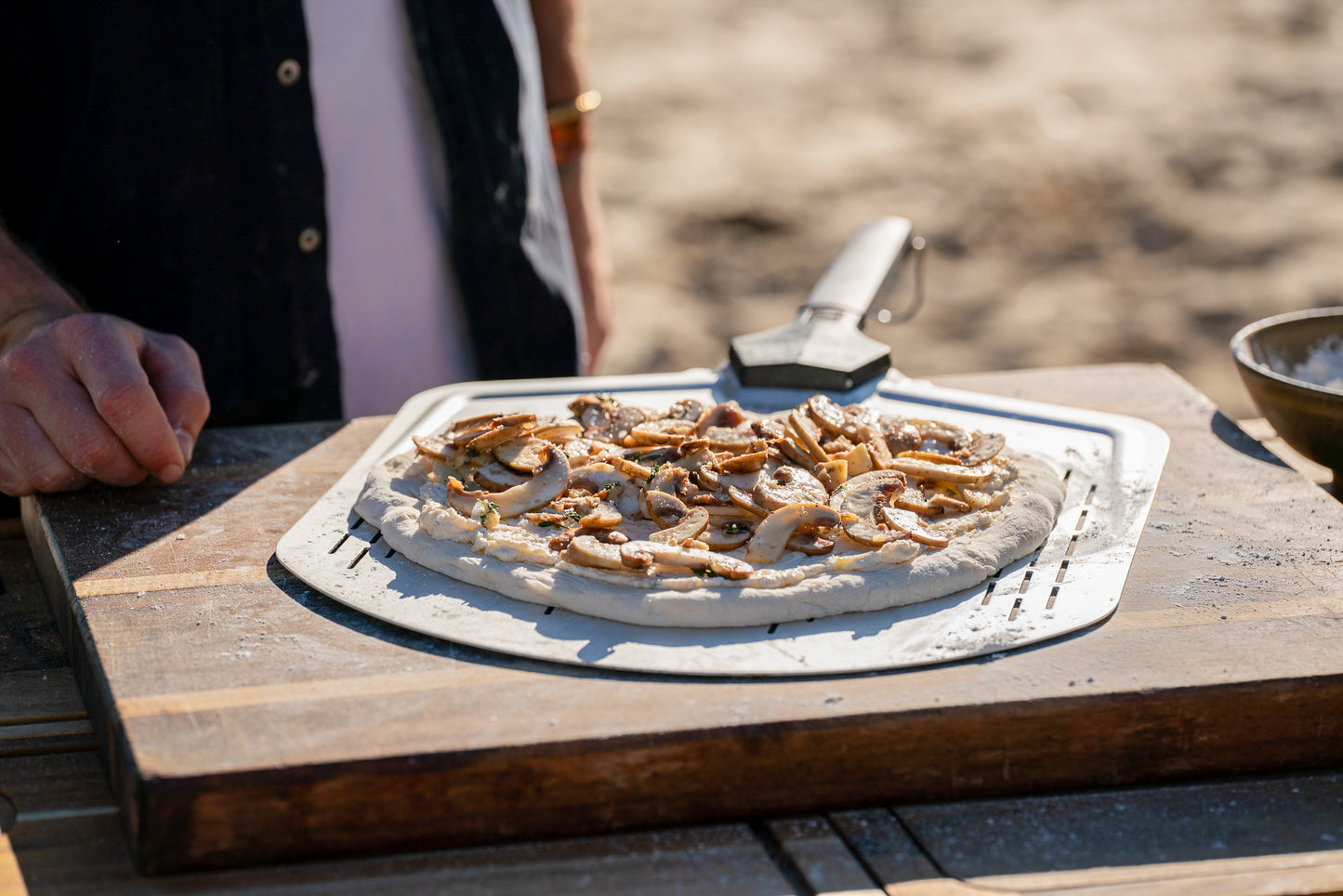 Aluminum Perforated Pizza Peel