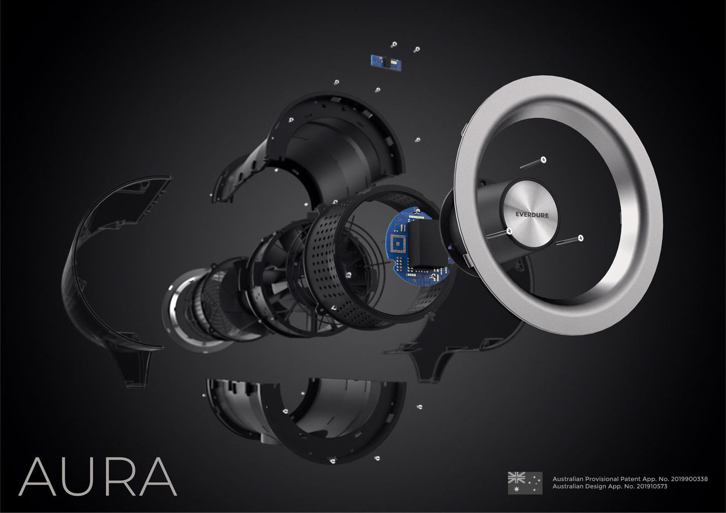 Everdure Pedestal Fan Exploded View