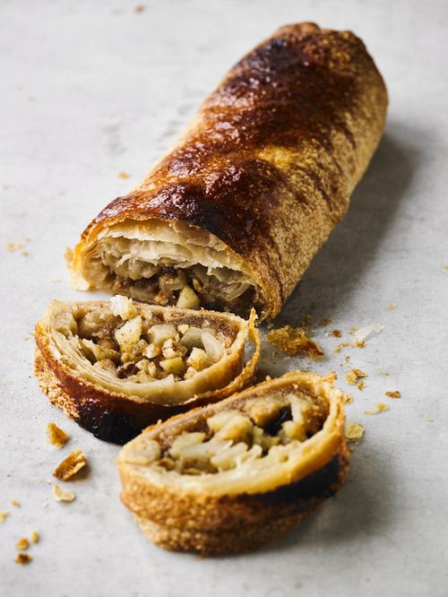 Apple and pear strudel