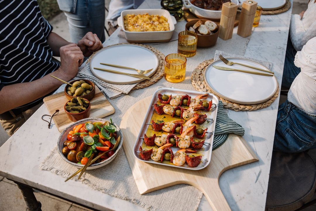 Tiger Prawn & Chorizo Skewers