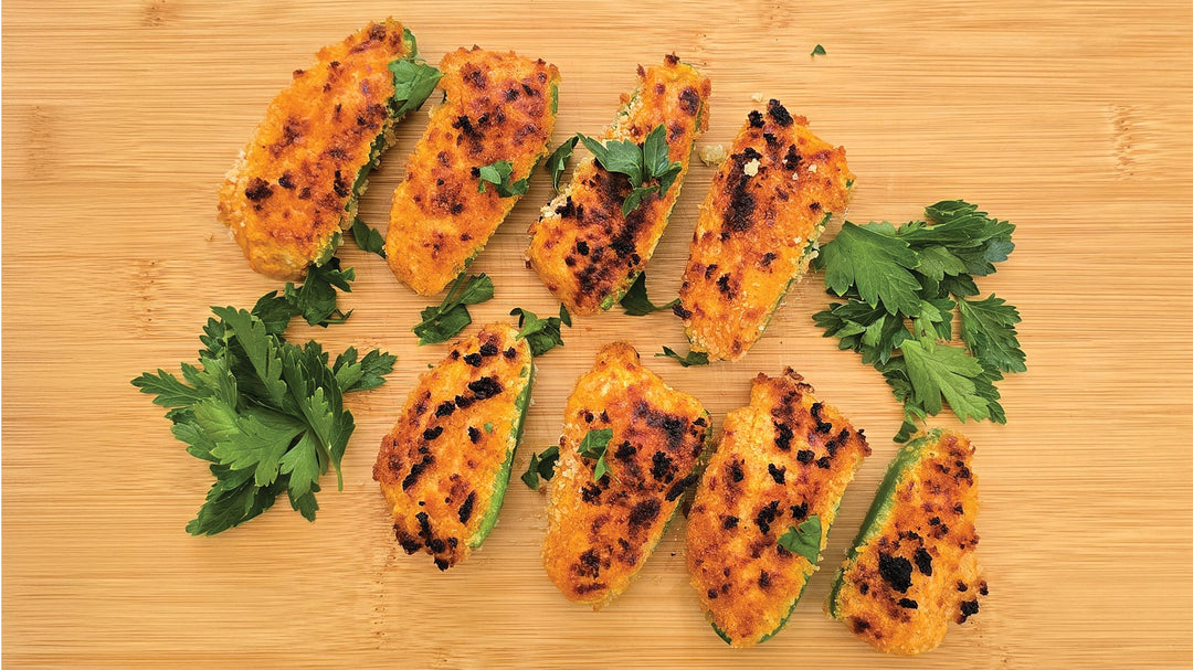 Crisped Jalapeño Poppers