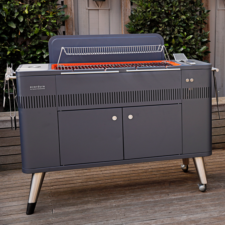 HUB Chrome Warming Rack In Use