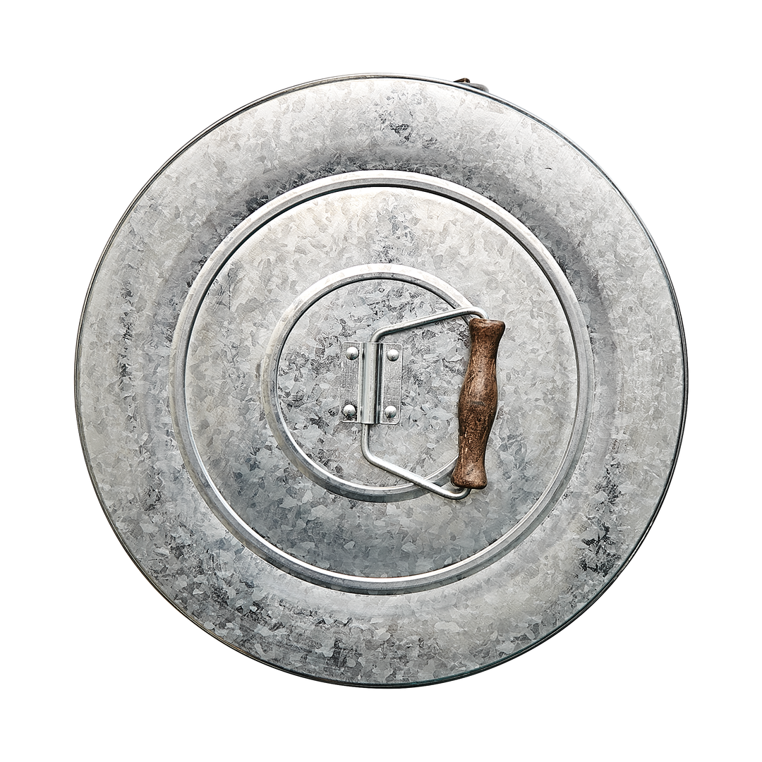 Hot Coal Bin Lid and Handle