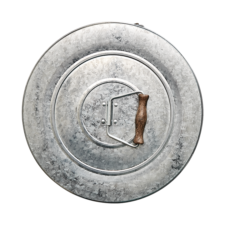 Hot Coal Bin Lid and Handle