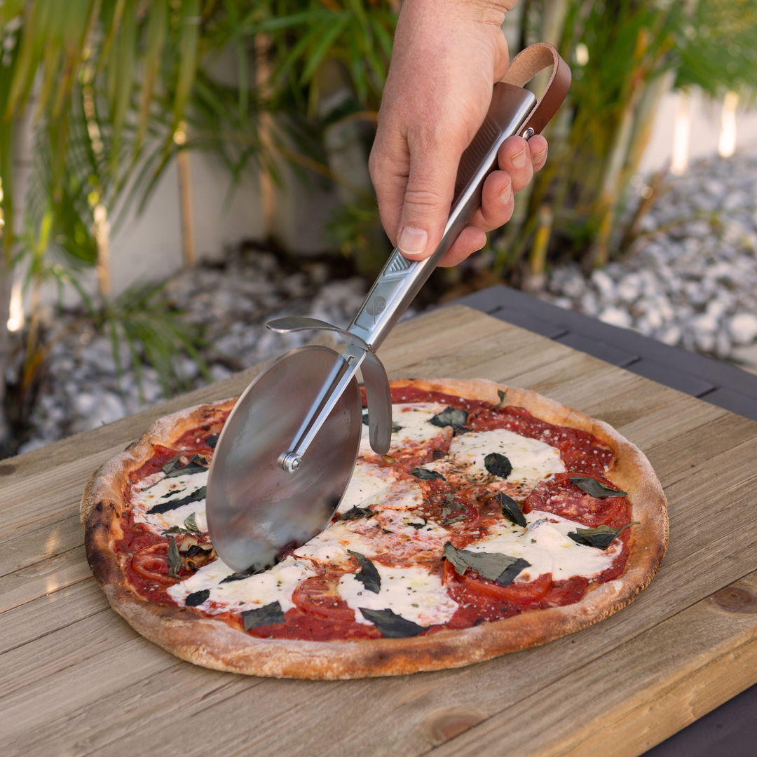 Steel Pizza Cutter Lifestyle